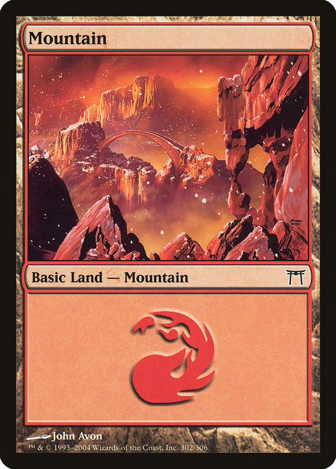Montaña (302) [Campeones de Kamigawa] 