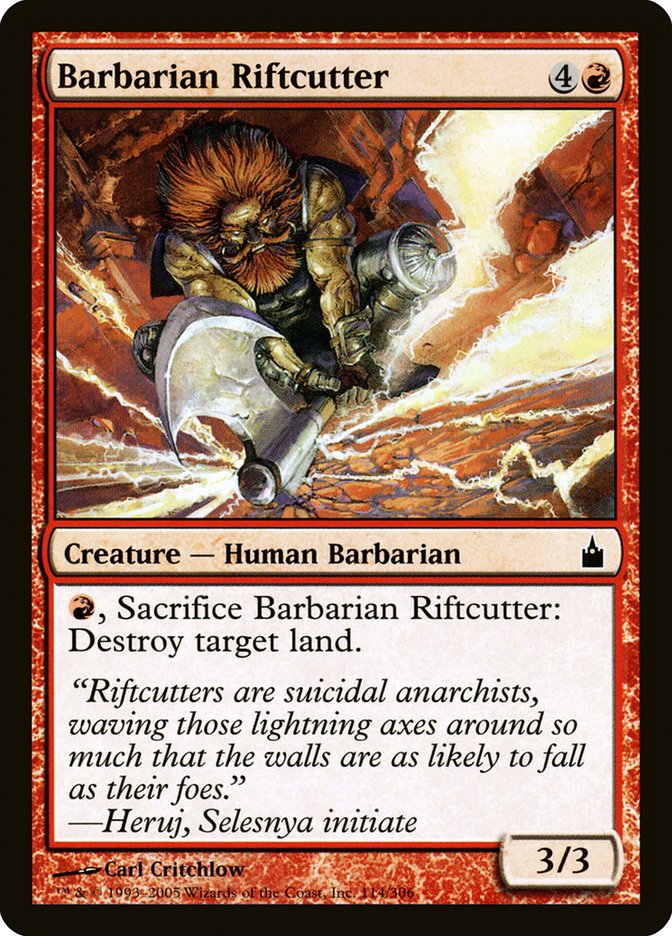 Bárbaro Riftcutter [Ravnica: Ciudad de los Gremios] 