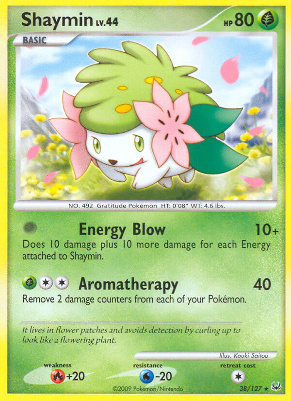 Shaymin (38/127) (Exclusivo de la baraja temática) [Platino: Conjunto básico] 