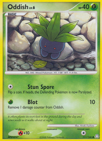 Oddish (111/146) [Diamante y Perla: Leyendas despiertas] 