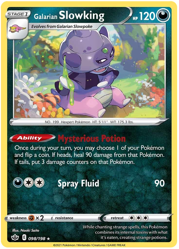 Galarian Slowking (098/198) [Espada y escudo: Reino escalofriante] 