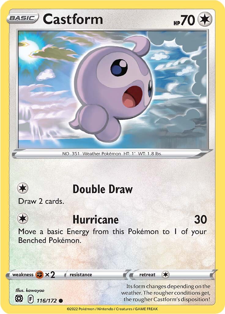Castform (116/172) [Espada y escudo: estrellas brillantes] 