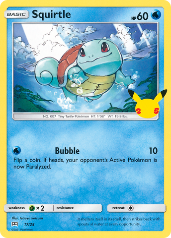 Squirtle (17/25) [25º aniversario de McDonald's] 