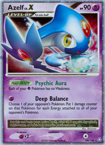Azelf LV.X (140/146) [Diamante y Perla: Leyendas despiertas] 
