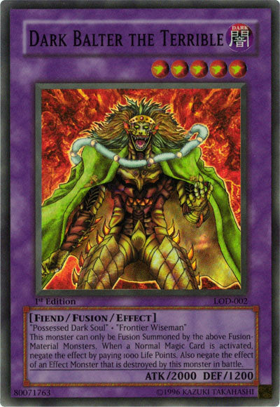 Dark Balter el Terrible [LOD-002] Súper Raro 