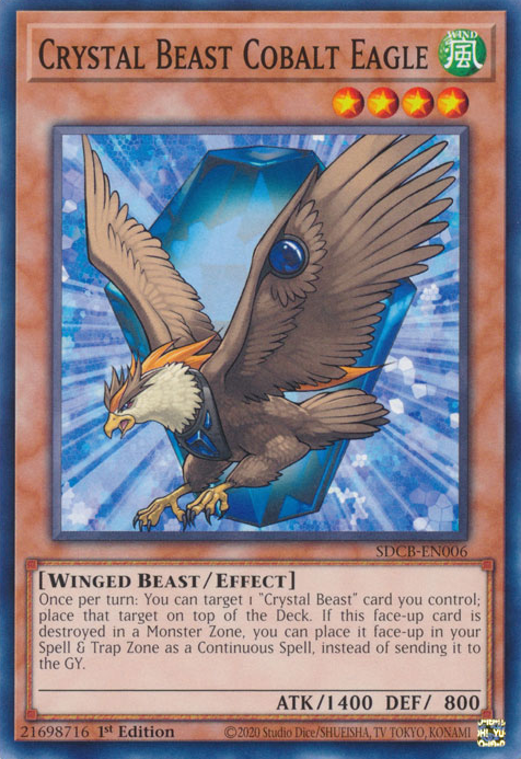 Águila Cobalto Bestia de Cristal [SDCB-EN006] Común 
