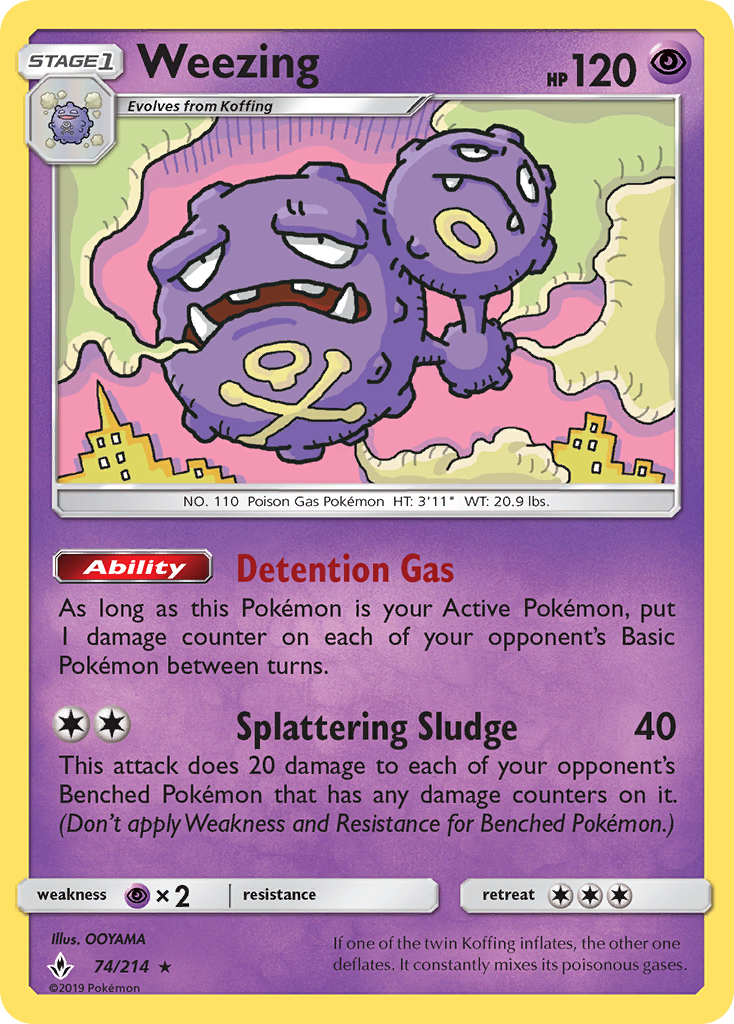 Weezing (74/214) [Sol y Luna: Vínculos inquebrantables] 