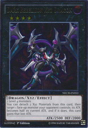 Dragón Xyz Rebelión Oscura [NECH-EN053] Último Raro 