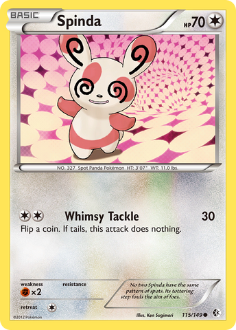 Spinda (115/149) [Blanco y negro: Límites cruzados] 