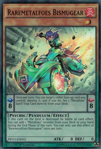 Raremetalfoes Bismugear [PEVO-EN052] Súper Raro 
