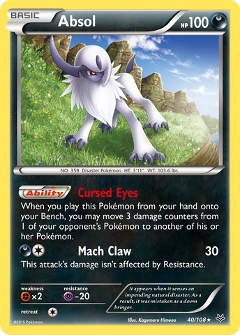 Absol (40/108) [XY: Cielos rugientes] 