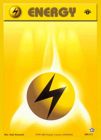 Energía relámpago (109/111) [Neo Genesis 1.a edición] 