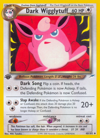 Wigglytuff oscuro (40/105) [Neo Destiny 1.ª edición] 
