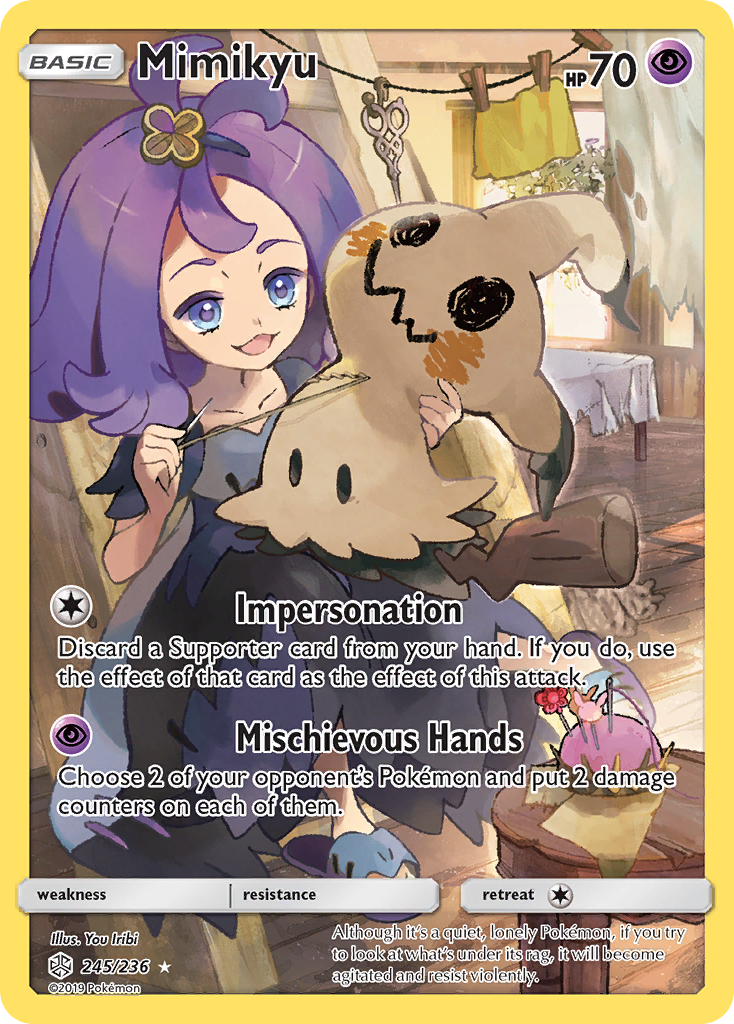 Mimikyu (245/236) [Sol y Luna: Eclipse cósmico] 