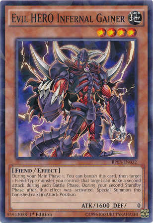 HÉROE malvado Ganador infernal [BP03-EN032] Shatterfoil Raro 