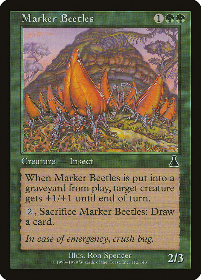 Escarabajos marcadores [El destino de Urza] 