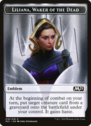 Liliana, emblema del Despertador de los Muertos [Fichas del conjunto básico 2021] 