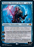 Tezzeret, Traidor de la carne (Paquete promocional) [Kamigawa: Neon Dynasty Promos] 