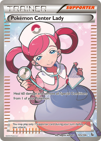 Dama del Centro Pokémon (105/106) [XY: Flashfire] 