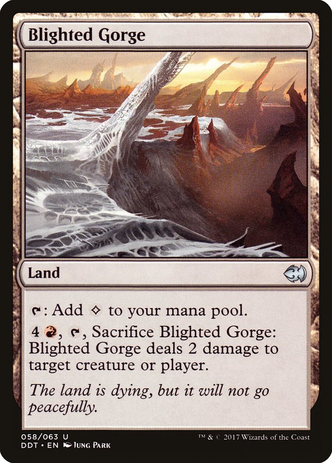 Blighted Gorge [Mazos de duelo: tritones contra duendes] 