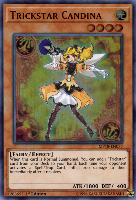 Trickstar Candina [MP18-EN037] Ultra raro 