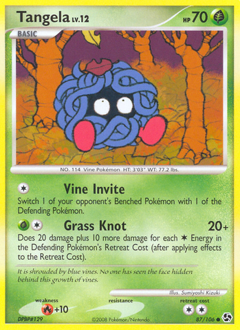 Tangela (87/106) [Diamante y Perla: Grandes encuentros] 
