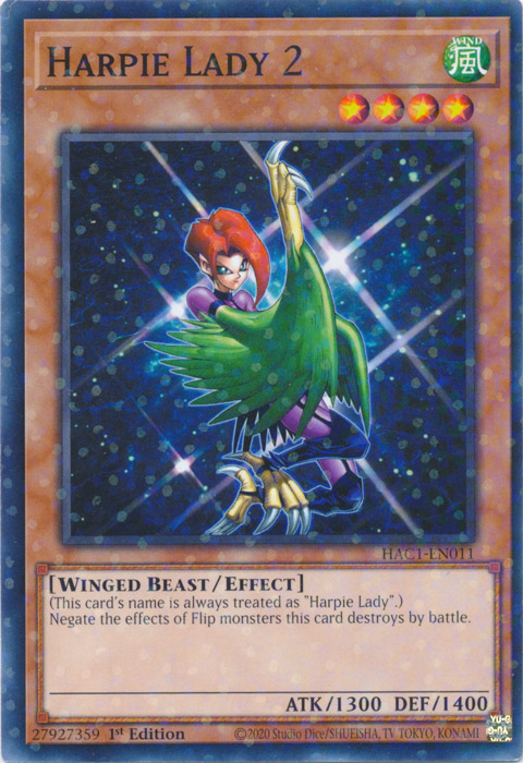 Harpie Lady 2 (Terminal de duelo) [HAC1-EN011] Común 