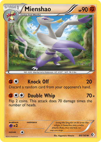 Mienshao (88/149) [Blanco y negro: límites cruzados] 