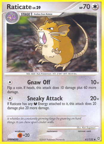 Raticate (61/132) [Diamante y Perla: Maravillas secretas] 