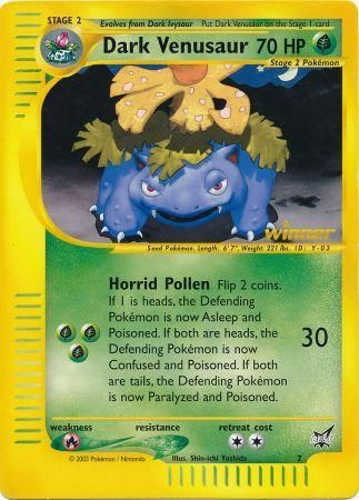 Dark Venusaur (7) (Tarjeta Jumbo) [Lo mejor de las promociones] 