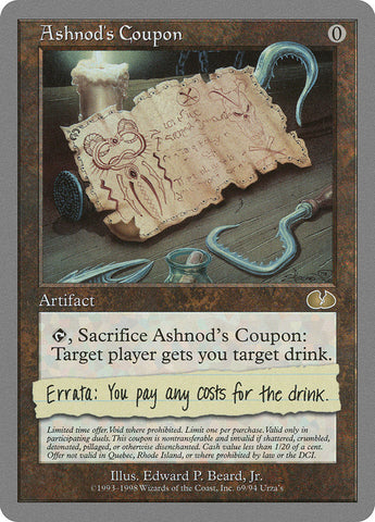Cupón de Ashnod [sin pegar] 