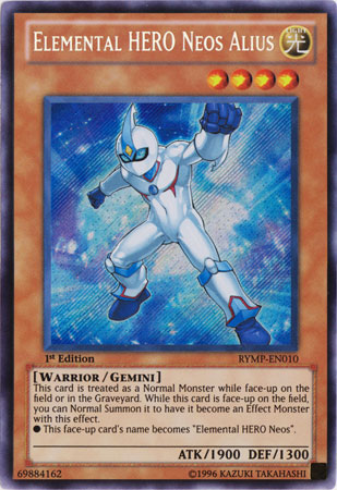 HÉROE elemental Neos Alius [RYMP-EN010] Secreto Raro 