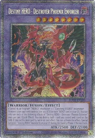 Destiny HERO - Destructor Phoenix Enforcer [POTE-EN100] Starlight Rare 
