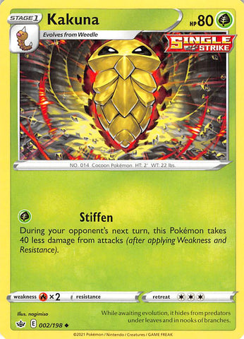 Kakuna (002/198) [Espada y escudo: Reino escalofriante] 
