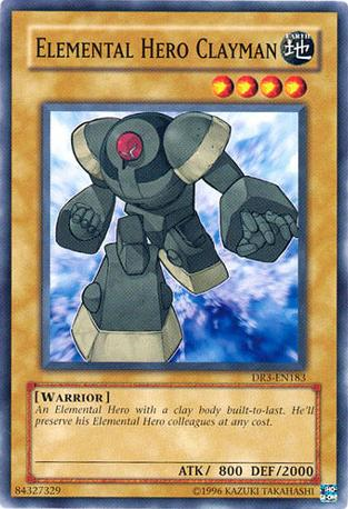 Héroe elemental Clayman [DR3-EN183] Común 