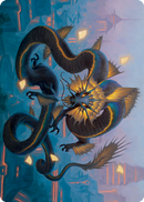 Ao, la tarjeta artística Dawn Sky 1 [Kamigawa: Neon Dynasty Art Series] 