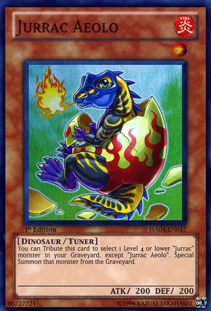 Jurrac Aeolo [HA04-EN017] Súper Raro 
