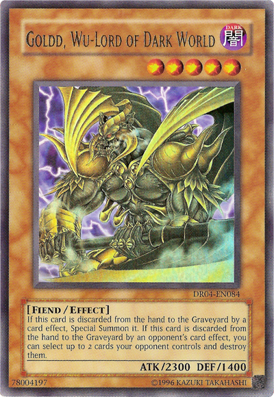Goldd, Wu-Señor del Mundo Oscuro [DR04-EN084] Ultra Raro 