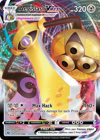 Aegislash VMAX (127/185) [Espada y escudo: voltaje vivo] 