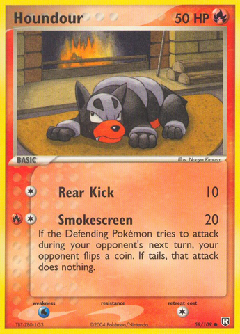 Houndour (59/109) [EX: El regreso del Equipo Rocket] 
