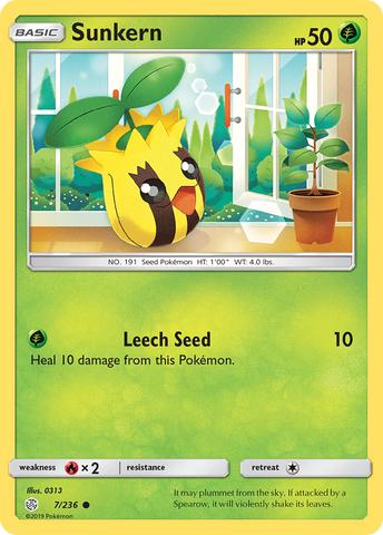 Sunkern (7/236) [Sol y Luna: Eclipse cósmico] 