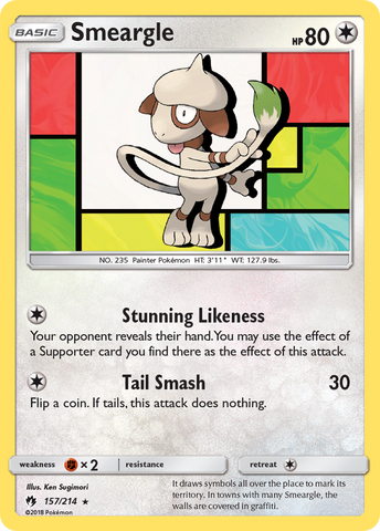 Smeargle (157/214) [Sol y Luna: Trueno perdido] 