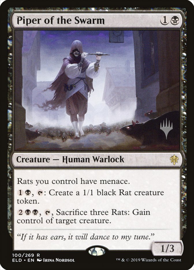 Piper of the Swarm (Paquete promocional) [Promociones del Trono de Eldraine] 
