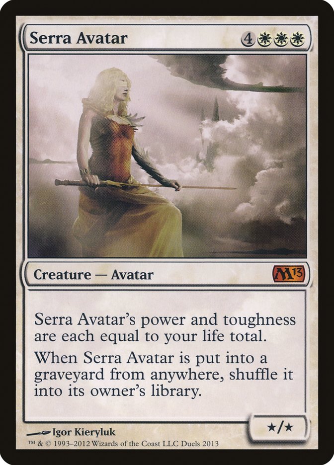 Serra Avatar (Duelos de los Planeswalkers Promos) [Duelos de los Planeswalkers Promos 2012] 