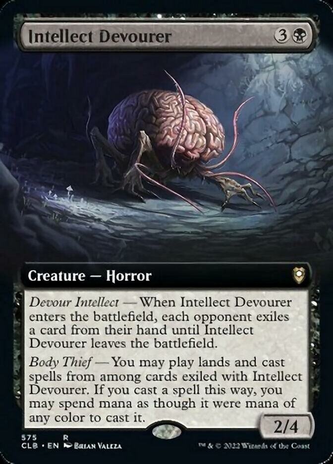 Devorador de intelecto (arte extendido) [Commander Legends: Battle for Baldur's Gate] 