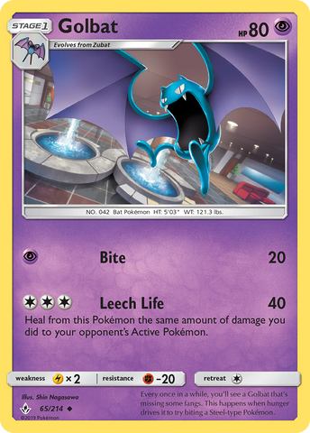 Golbat (65/214) [Sol y Luna: Vínculos inquebrantables] 