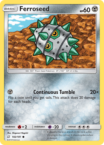 Ferroseed (102/181) [Sol y Luna: forman equipo] 