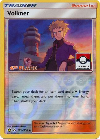 Volkner (135a/156) (4to lugar del League Challenge) [Sol y Luna: Ultra Prisma] 