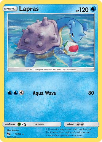 Lapras (17/68) [Sol y Luna: Destinos ocultos] 