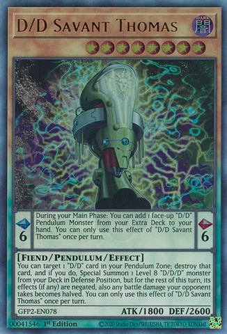 D/D Savant Thomas [GFP2-EN078] Ultra Raro 